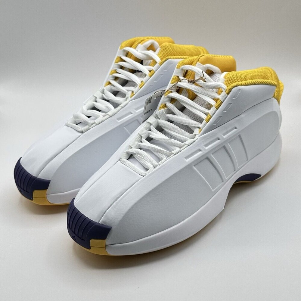 Mens Adidas Crazy 1 Lakers Home 2022 GY8947 Kobe Bryant Basketball Shoes Sz 10.5